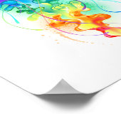 Rainbow-Qualle Poster (Ecke)