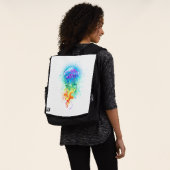 Rainbow-Qualle Rucksack (Ausgewaschen)