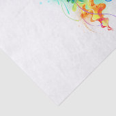 Rainbow-Qualle Seidenpapier (Ausschnitt)