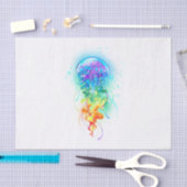 Rainbow-Qualle Seidenpapier (Handwerk)