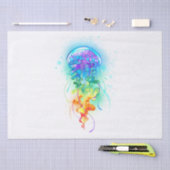 Rainbow-Qualle Seidenpapier (Handwerk)