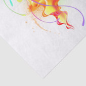 Rainbow-Qualle Seidenpapier (Detail)