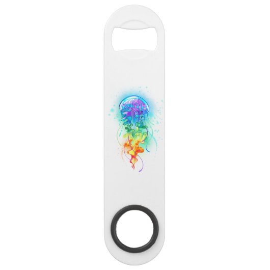 Rainbow-Qualle Speed Flaschenöffner (Rückseite)