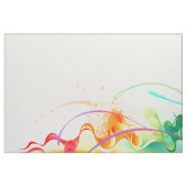 Rainbow-Qualle Stoff (Fat Quarter (45,7 x 55,9 cm))