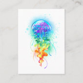 Rainbow-Qualle Telefonnummerkarte (Vorderseite)