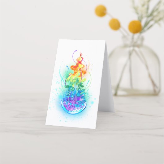 Rainbow-Qualle Terminkarte (Rückseite)