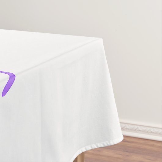 Rainbow-Qualle Tischdecke (Beispiel)