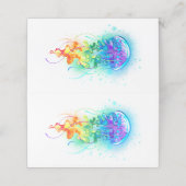 Rainbow-Qualle Treuekarte (Außenseite Aufgefaltet)