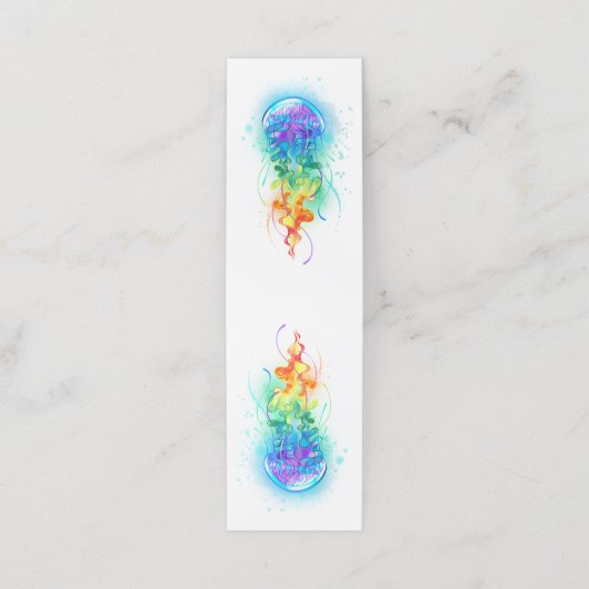 Rainbow-Qualle Treuekarte (Außenseite Aufgefaltet)