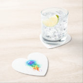 Rainbow-Qualle Untersetzer (Vor Ort)