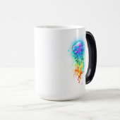 Rainbow-Qualle Verwandlungstasse (VorderseiteRechts)