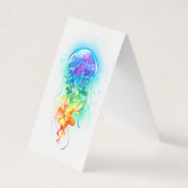 Rainbow-Qualle Visitenkarten (Vorderseite)