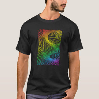 Rainbow Que Lesbian Gay T-Shirt