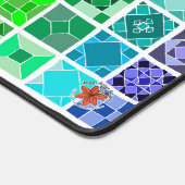 Rainbow Quilt Desk Mat Schreibtischunterlage (Ecke)