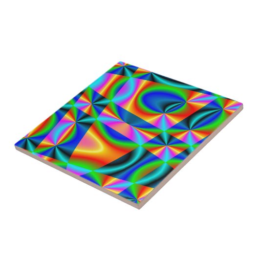 Rainbow-Quilt Fliese (Seite)