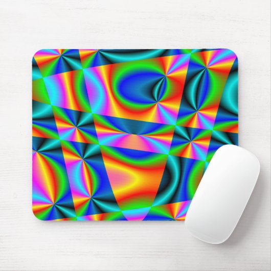 Rainbow-Quilt Mousepad (Mit Mouse)