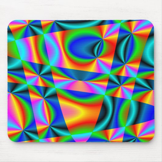 Rainbow-Quilt Mousepad (Vorne)
