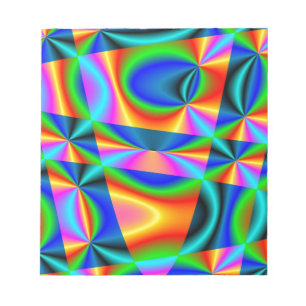 Rainbow-Quilt Notizblock