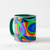 Rainbow-Quilt Tasse (Vorderseite Links)