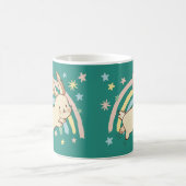 Rainbow Rabbit Coffee Tasse (Mittel)