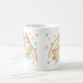 Rainbow Rabbit Kaffeetasse (Mittel)
