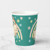 Rainbow Rabbit Paper Cups Pappbecher (Links)