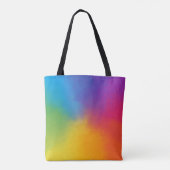 Rainbow-Raccerback-Totbeutel Tasche (Rückseite)