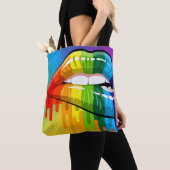 Rainbow-Raccerback-Totbeutel Tasche (Von Nahem)