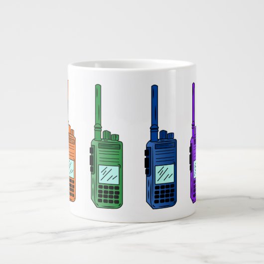 Rainbow Radio Jumbo-Tasse (Vorderseite)
