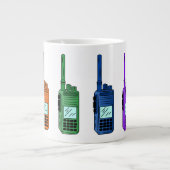 Rainbow Radio Jumbo-Tasse (Vorderseite)