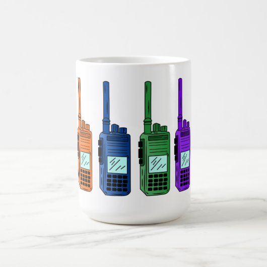 Rainbow Radio Kaffeetasse (Mittel)