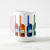 Rainbow Radio Kaffeetasse (Vorderseite Links)