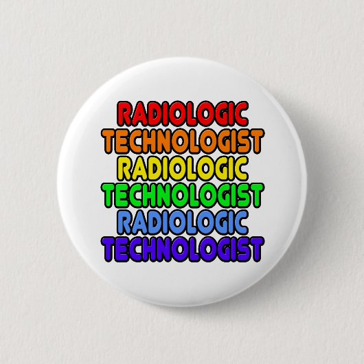 Rainbow Radiologiker Button (Vorderseite)
