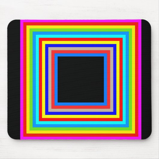 Rainbow-Rahmen Mousepad (Vorne)