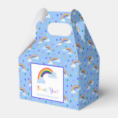 Rainbow Rain Drop Sprinkles Babydusche Geschenkschachtel (Vorderseite)