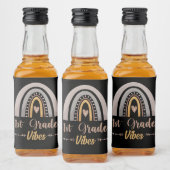 Rainbow Rainbow 1. Klasse Rainbow Zurück zur Schul Alkoholflaschenetikett (Flaschen)