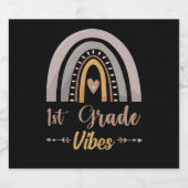 Rainbow Rainbow 1. Klasse Rainbow Zurück zur Schul Bierflaschenetikett (Einzelnes Label)