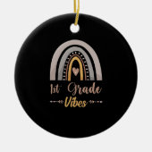 Rainbow Rainbow 1. Klasse Rainbow Zurück zur Schul Keramik Ornament (Vorne)