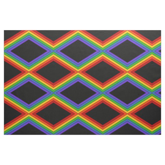 Rainbow-Rainbow-Muster Stoff (Fat Quarter (45,7 x 55,9 cm))