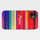Rainbow-Rainbow-Personalisierung von Namen oder In Case-Mate iPhone Hülle (Rückseite (Horizontal))