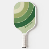 Rainbow-Rainbow-Retro-Moos Pickleball Schläger (Rückseite)