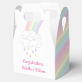 Rainbow Raindrop Kinderdusche Sprinkle Geschenkschachtel (Geöffnet)