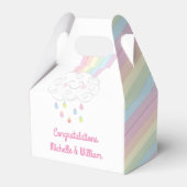 Rainbow Raindrop Kinderdusche Sprinkle Geschenkschachtel (Vorderseite)