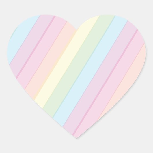 Rainbow Raindrop Kinderdusche Sprinkle Herz-Aufkleber (Vorderseite)