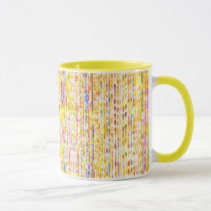 Rainbow Raindrops Stripes Tasse