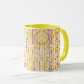 Rainbow Raindrops Stripes Tasse (VorderseiteRechts)