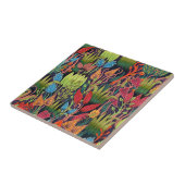 Rainbow Rainforest Tile Fliese (Seite)