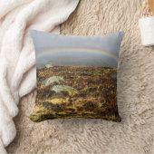 Rainbow Rannoch Moor Postcard Poster Foto Block C Kissen (Decke)