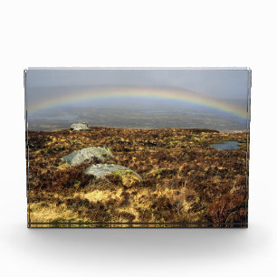 Rainbow Rannoch Moor Postcard Poster Fotoblock
