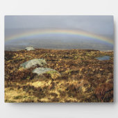 Rainbow Rannoch Moor Postcard Poster Fotoplatte (Vorderseite)